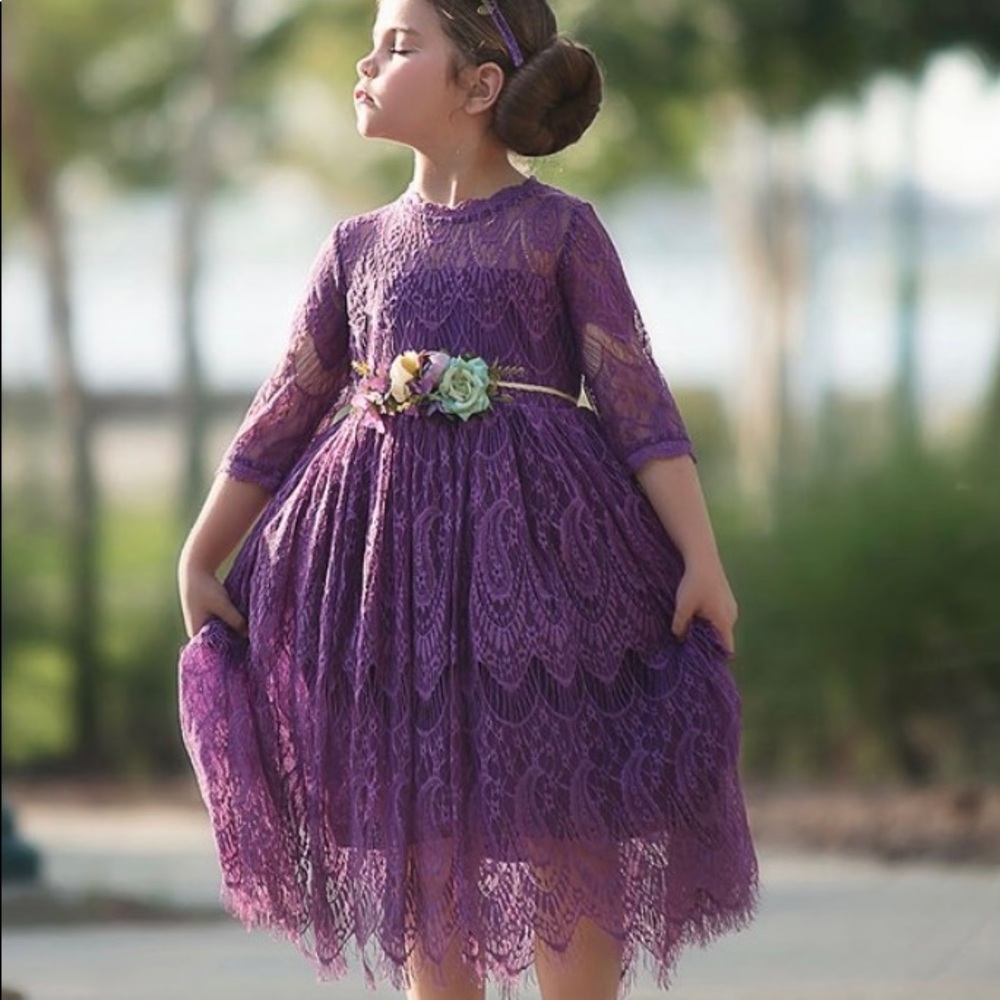 Eggplant Bella Rafaella Dress